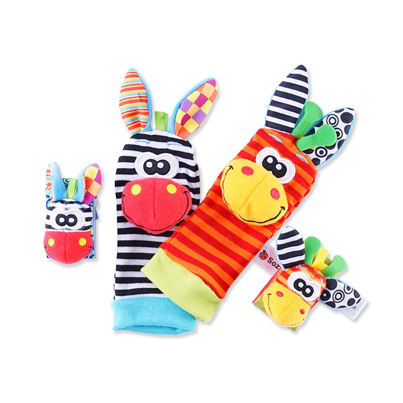 Baby Rattle Stuffed Animals Wrist Rattle Socks