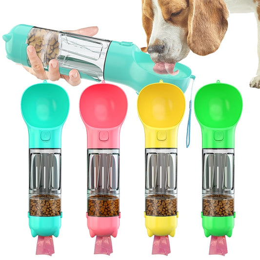 Portable 3 in-1 Multifunction Dog Water Bottle