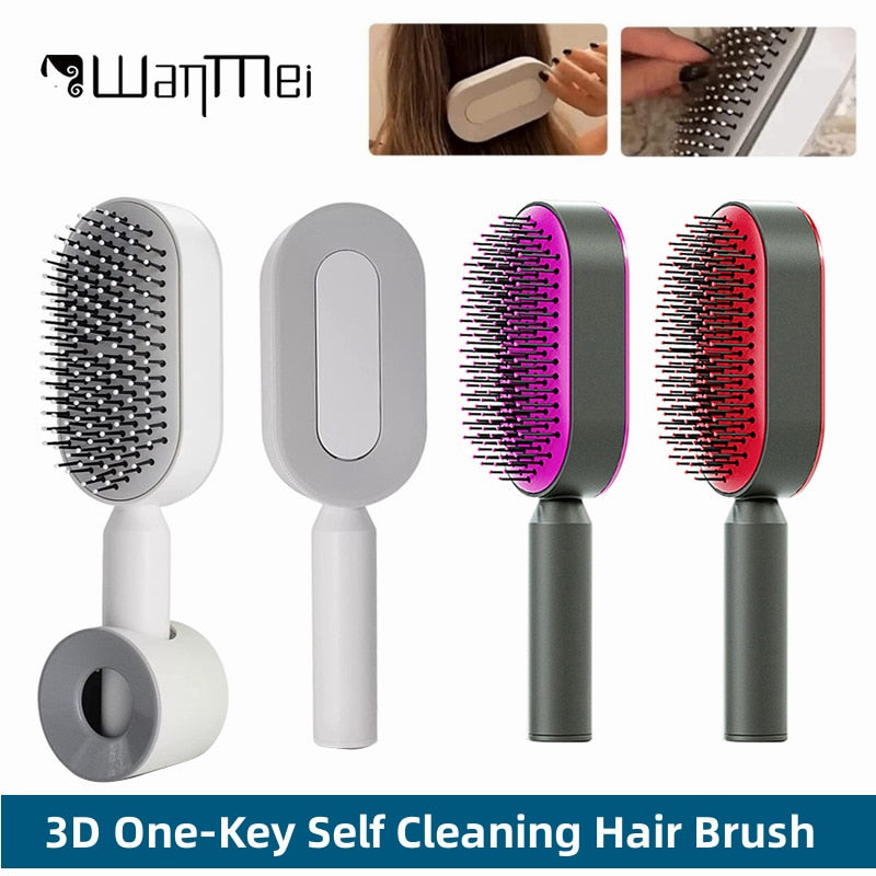 Self Cleaning 3D Air Hair Brush